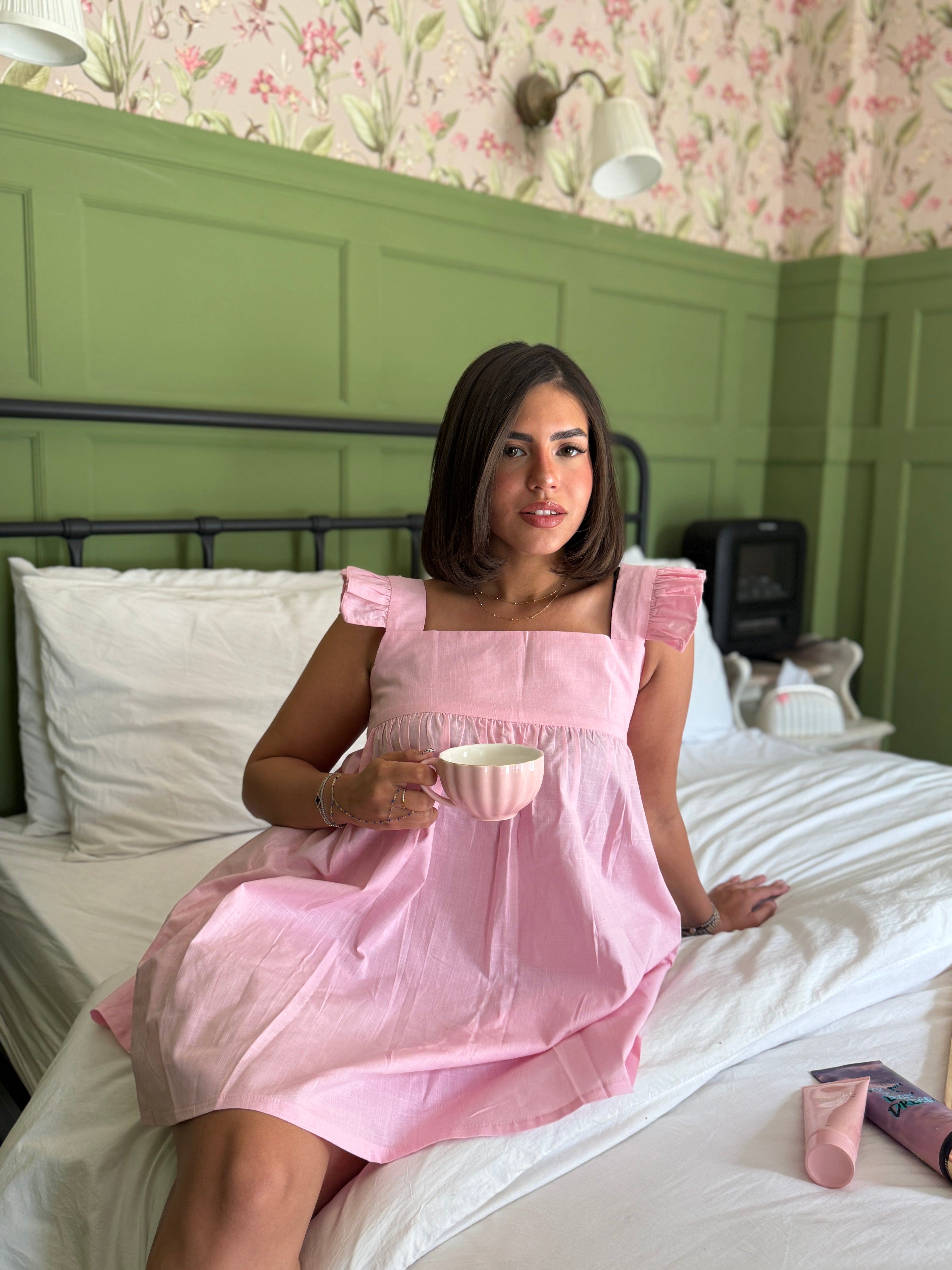 Fluffy dress ( pink )