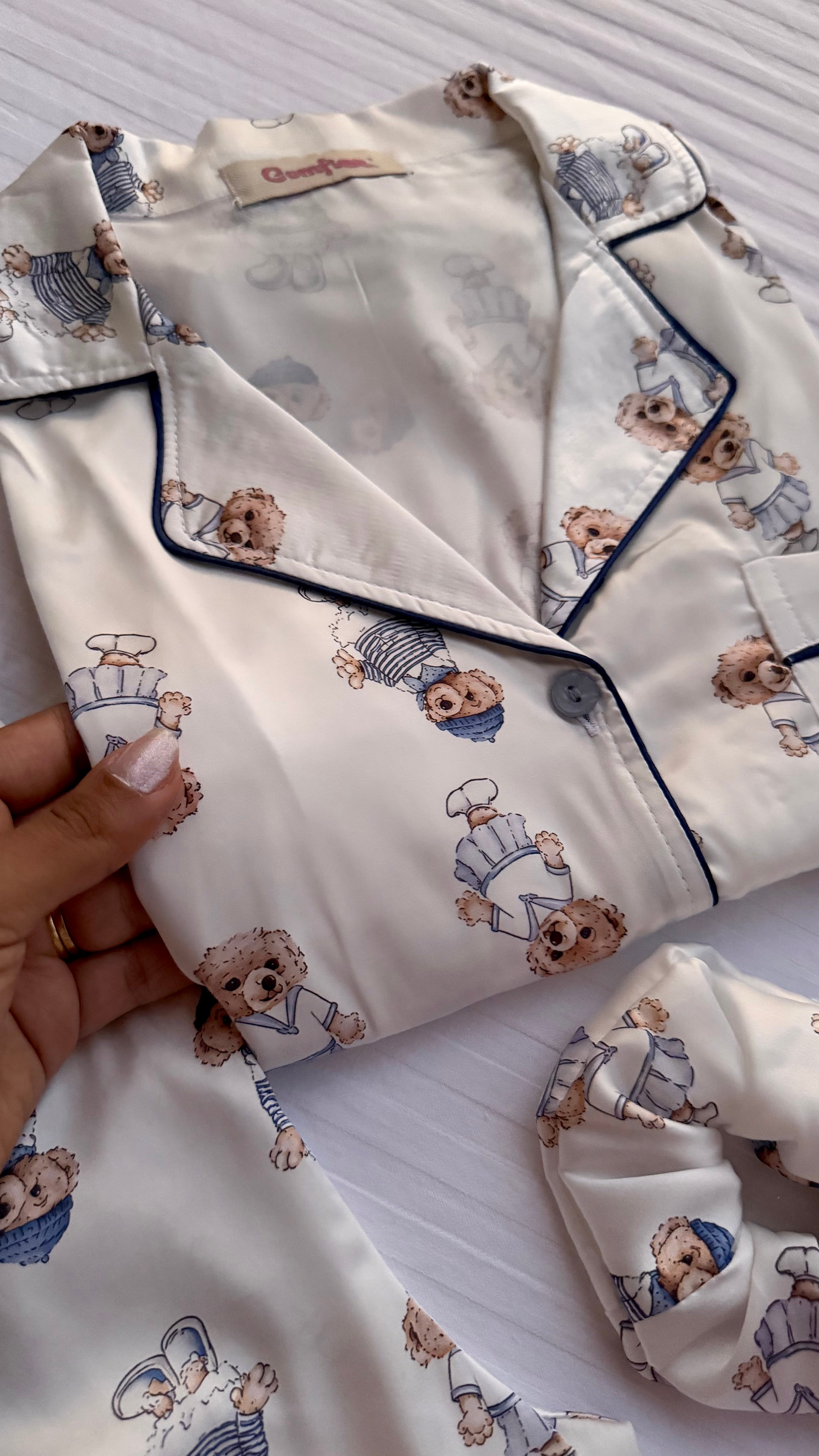 Teddy bear set (blue)