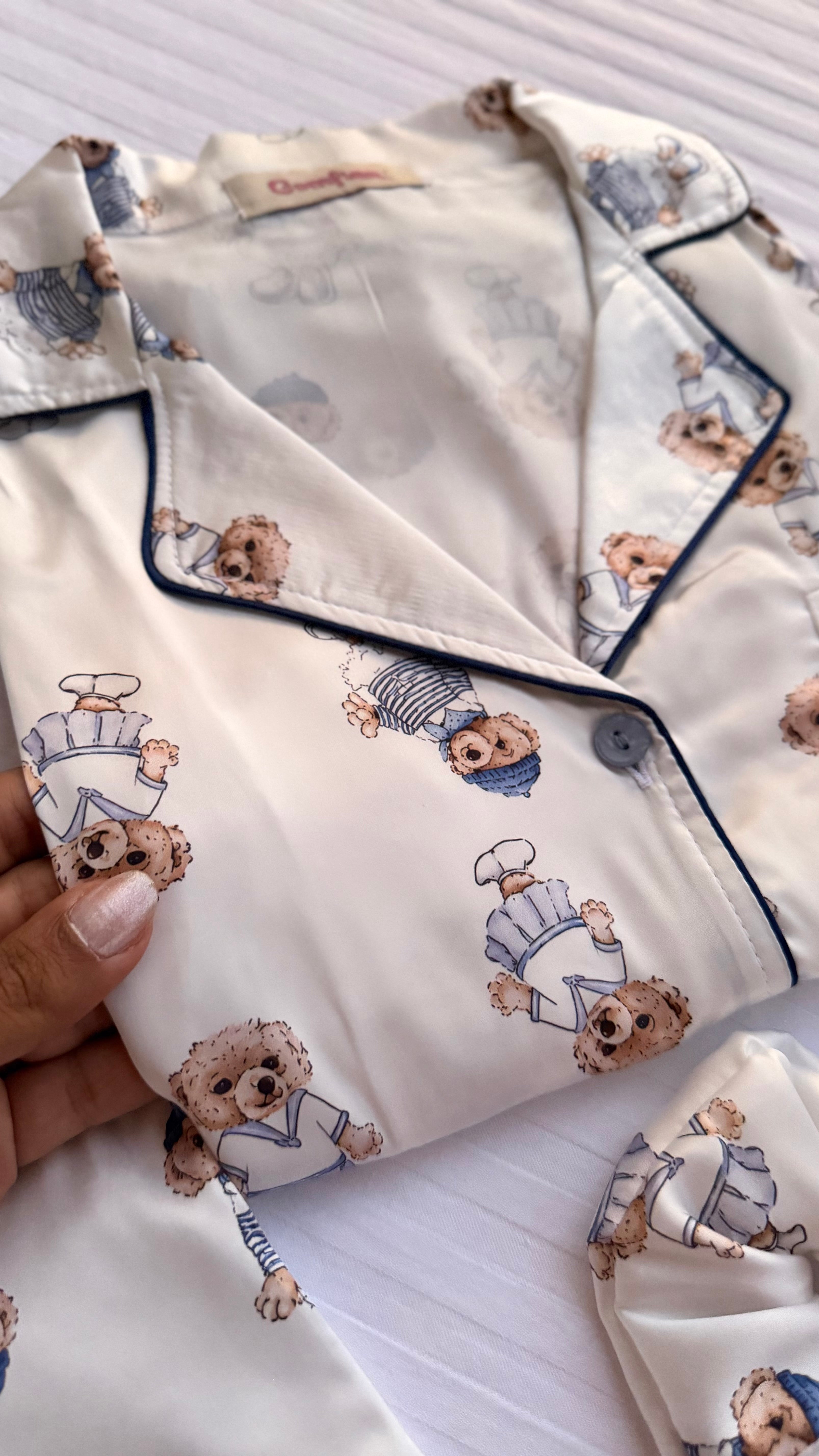 Teddy bear set (blue)